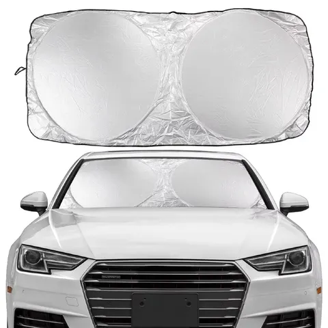 Protetor Solar para Para-brisa de Carro, Anti-UV, Protetor Interior, Cobertura Dobrável, Acessórios para Auto, Sombrinha para Para-brisa