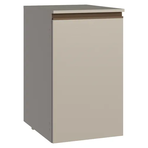 Balcão de Cozinha 40 cm 1 Porta Suspenso Crema Nice Madesa