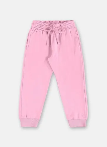 Calça Infantil Menina em Molecotton com Punhos Rosa