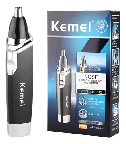 Barbeador e Cortador de Cabelo Kemei Km-6511 Cinza