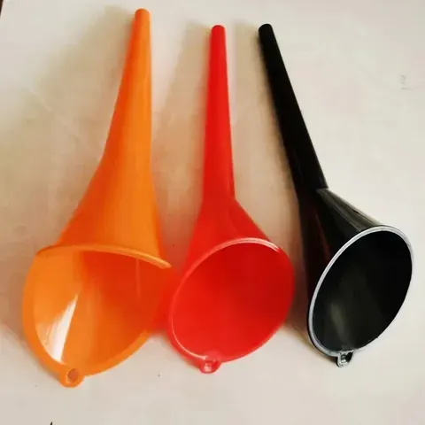 Funil de haste longa para carros, ferramentas para abastecimento de óleo e combustível, funil de óleo de plástico anti-respingo, ferramentas para abastecimento de motocicletas, acessórios para automóveis.