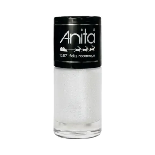 Esmalte Anita Coleção Natal Glitter Feliz Recomeço 10ml