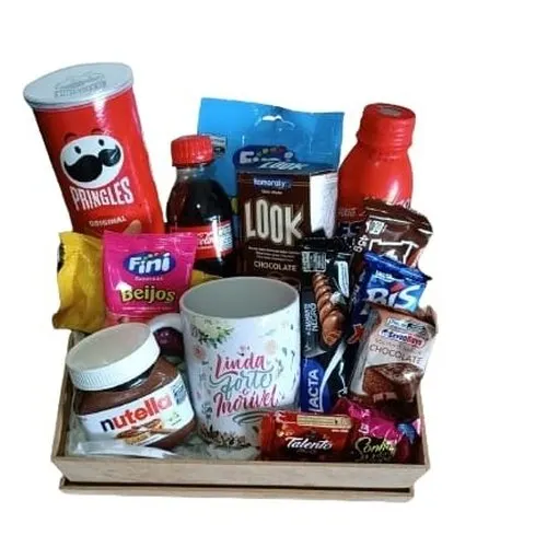 Cesta Caneca e Chocolates