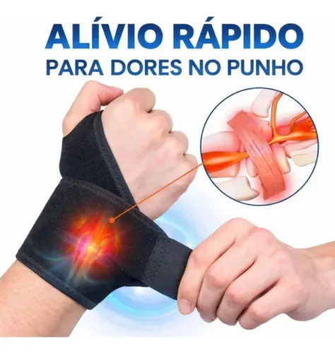 Imobilizador de Punho Ajustável Ortopax em Neoprene, Tamanho M