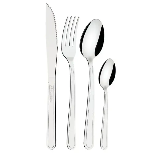 Faqueiro Tramontina Búzios 23799/071 Búzios 24 Peças Aço Inox Inox