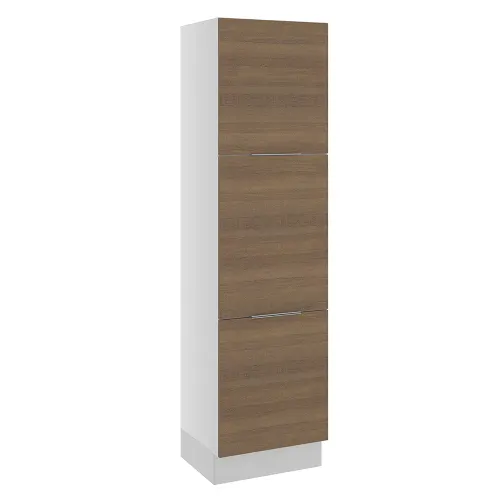 Paneleiro Madesa Stella 60 x 60 cm 3 Portas Branco/Rustic