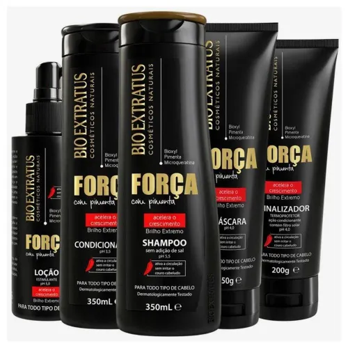 Kit Bio Extratus Força com Pimenta ( 5 Produtos )