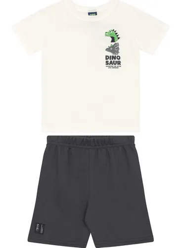 Conjunto Camiseta e Bermuda para Menino Off White