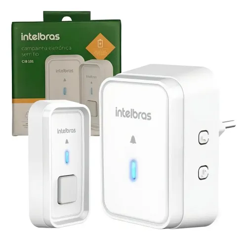 Campainha sem Fio Cib 101 Intelbras Alcance Até 100 Metros