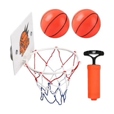 Mini Tabela de Basquete Interna com Ventosas para Porta e Parede, para Crianças (Meninos e Meninas), com 2 Bolas de Brinquedo