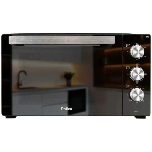 Forno Elétrico Philco PFE50PE 50 Litros Full Glass 110v