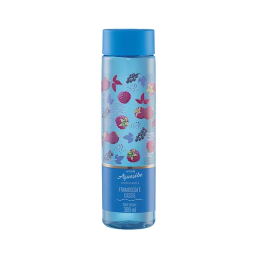 Body Splash Avon Aquavibe Framboesa e Cassis 300ml