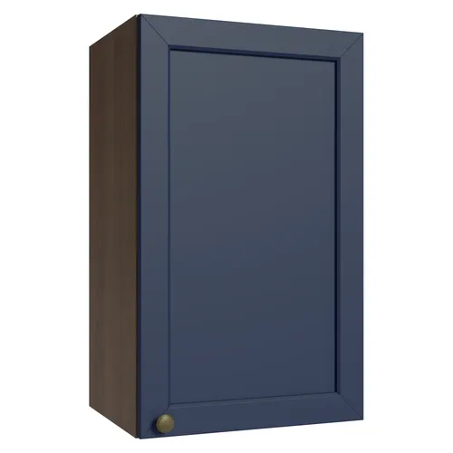 Armário Aéreo 40 cm 1 Porta Rustic/Azul Vik Madesa