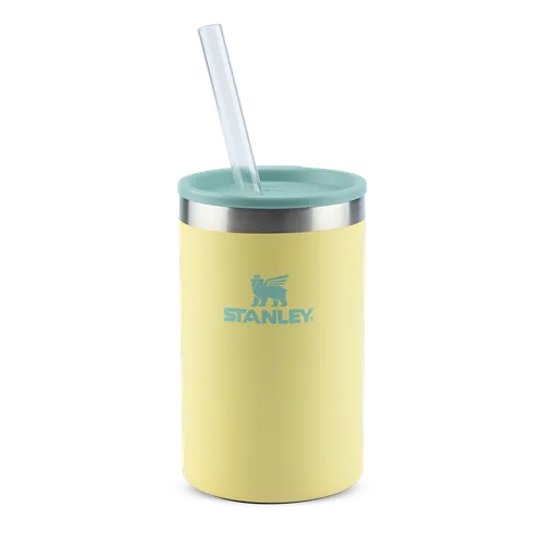 Copo Térmico 3 em 1 com tampa e canudo Pomelo Stanley 1913 | 296ML
