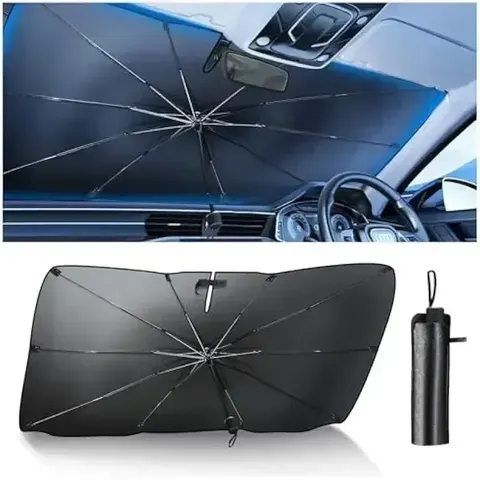 Protetor Solar para Carro com Cortina para Para-brisa Dianteiro, Acessórios de Proteção Solar para o Verão para Icaur
