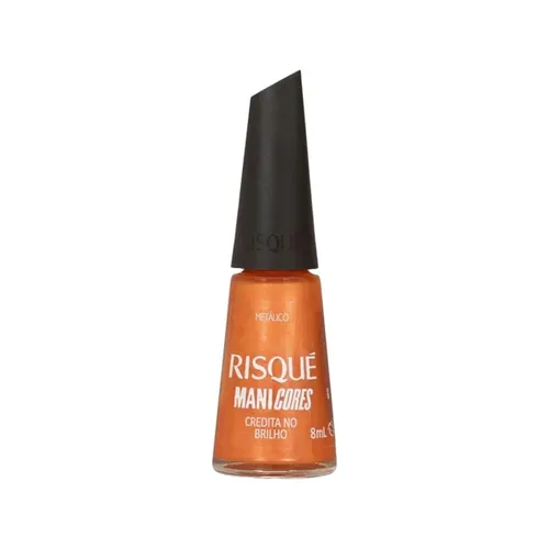 Esmalte Risqué Metálico ManiCores Credita no Brilho
