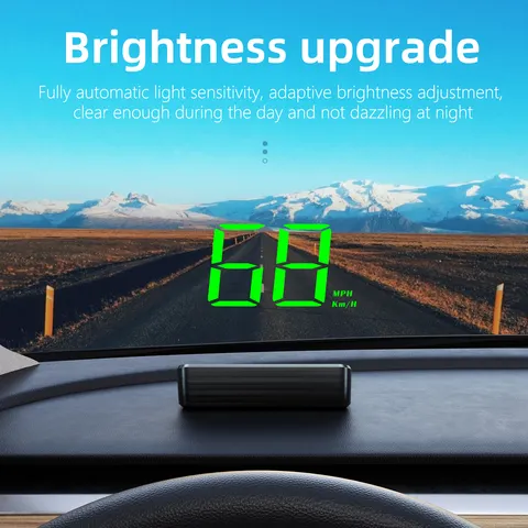 Display de Velocidade GPS M2 HD para Carro, Projetor Digital HUD KM/H, Acessório Eletrônico Universal para Automóveis
