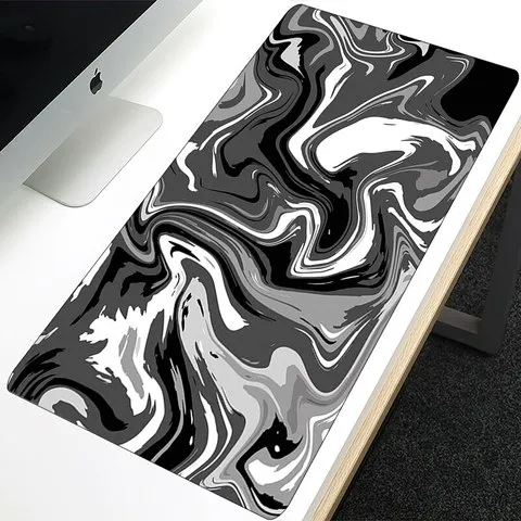 Mouse Pad Grande para Jogos, Tapete de Mesa Estendido com Base de Borracha Antiderrapante e Borda Costurada, Mousepad Kawaii para Laptop Gamer
