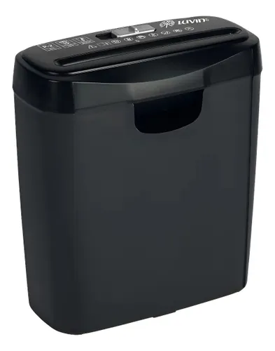 Fragmentadora de Papel Eletrica Automática Trituradora Picotadora Silenciosa LuvinCo Preto
