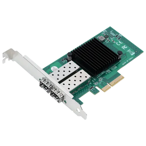 Placa de Rede PCYES 10G SFP+ Dual Port PCI-E X4 SFP10G2P