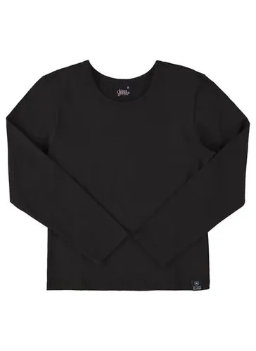 Blusa Básica em Cotton Juvenil (Preto) Gloss