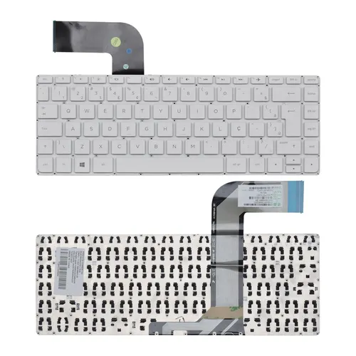 Teclado para Notebook Hp Pavilion 14-V058TX ABNT2 Branco