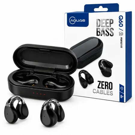 Fone de Ouvido TWS Premium sem Fio Bluetooth 5.4 Wireless com Case