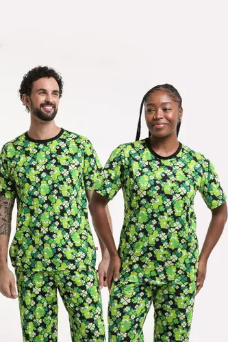 Camiseta Pijama Estampa Ursinhos Carinhosos Boa Sorte