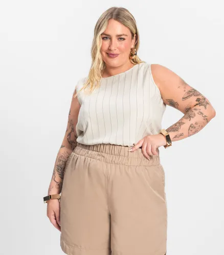 Regata Feminina Plus Size em Visco Secret Glam - Moda Feminina e Masculina, Itens para Casa e Mais l Rovitex