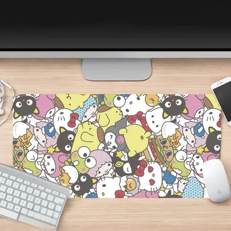 Mouse Pad Gamer antiderrapante slim - Hello Kitty