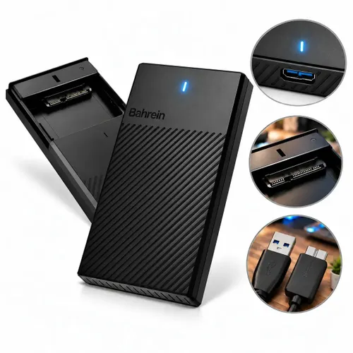Case para HD SSD Externo 2.5" USB 3.0 SATA Notebook PC Portátil