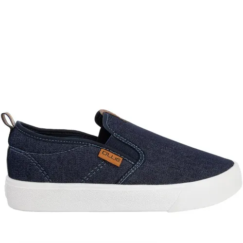 Slip On Ollie Originals Indy 2 Detalhe Pespontos Marinho
