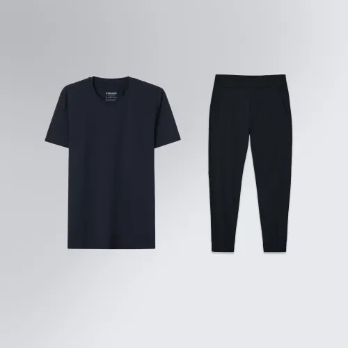 Conjunto Masculino Poliamida Camiseta Esportiva e Jogger