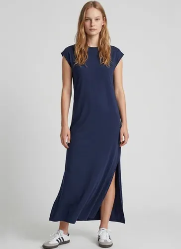Vestido Longo Básico em Meia Malha (Azul Marinho) Just Basic