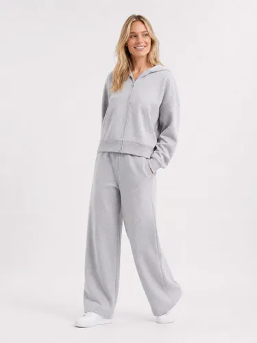 Conjunto Moletom Feminino Flow Aveloz Cinza