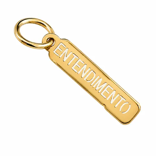 Pingente Entendimento 1,5 cm em Ouro 18K