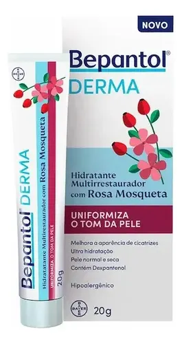 Hidratante Multi com Rosa Mosqueta Bepantol Derma 20g Momento de Aplicação Dia/noite Tipo de Pele Todo Tipo de Pele