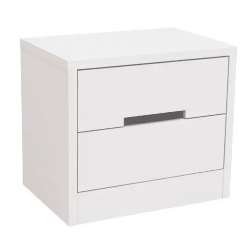 Mesa de Cabeceira Kappesberg S822 MDP 2 Gavetas Nogueira