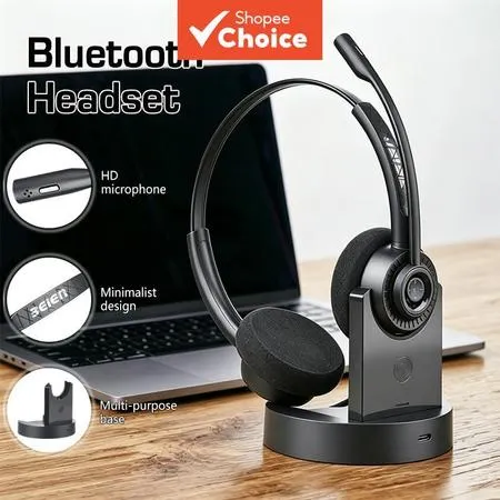 Fones de ouvido Bluetooth sem fio Beien BT108D com Bluetooth 6.0, cancelamento de ruído ENC, modo duplo, microfone