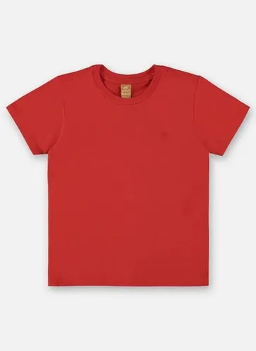 Camiseta Manga Curta Básica para Meninos (Vermelho) Up Baby