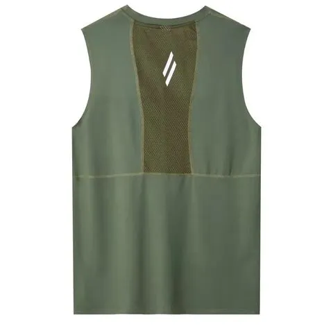 Camiseta Regata Masculina para Corrida, Verão, Esporte, Academia, Secagem Rápida, Treinamento, Fitness, Musculação, Sem Mangas