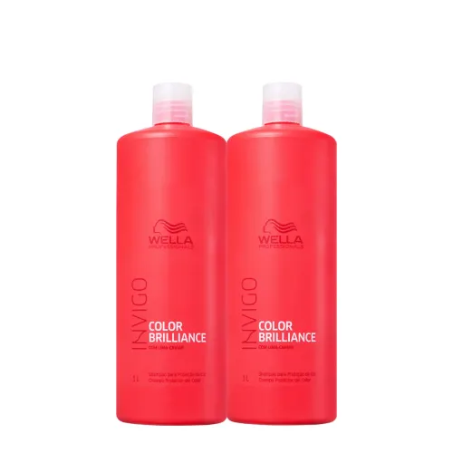 Kit Shampoo Wella Professionals Invigo Color Brilliance 2 Unidades