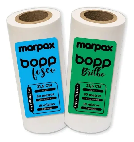 Kit Bopp Brilho + Fosco A4 21,5cm X 50m Marpax 02un