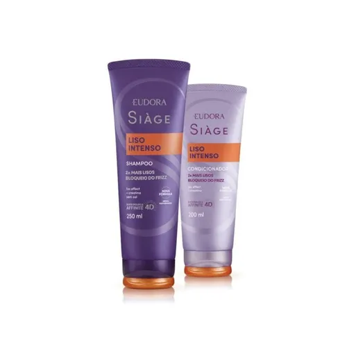 Kit Shampoo Condicionador Siàge Liso Intenso