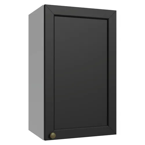 Armário Aéreo 40 cm 1 Porta Branco/Preto Vik Madesa
