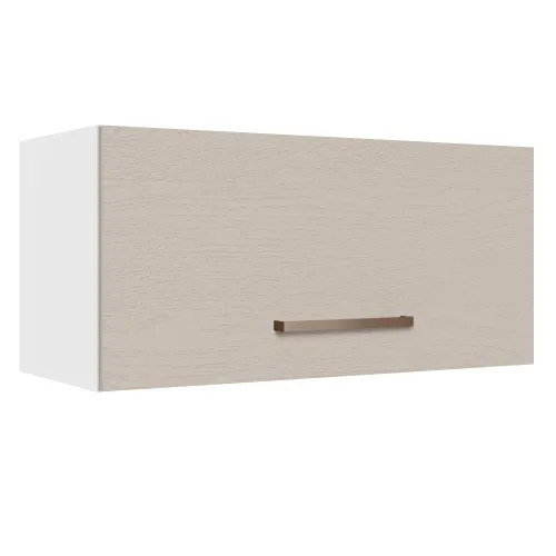 Armário Aéreo 70 cm 1 Porta Basculante Branco/Crema Agata Madesa