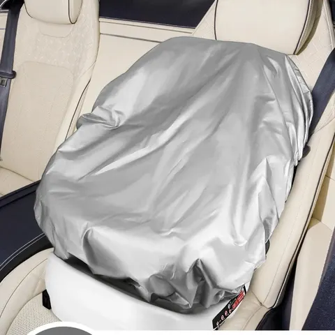 Capa Protetora Solar para Cadeira de Carro de Bebê (1 Unidade) - Bloqueia Calor e Raios UV - Acessório Universal para Viagem de Bebê