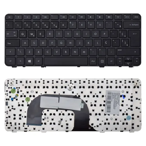 Teclado para Notebook Hp Pavilion DM1-3250BR ABNT2 - UK Style Preto