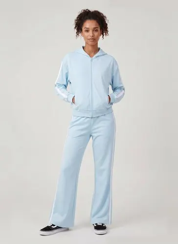 Conjunto Feminino em Moletom com Capuz (Azul) Just Basic