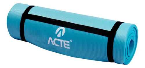 Tapete Yoga Comfort T54, Pilates e Corssfit, Azul - Actef